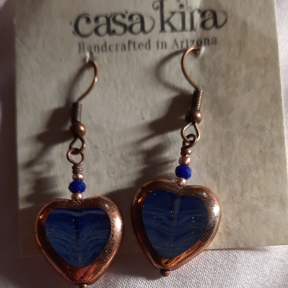Beautiful Blue French hook earrings